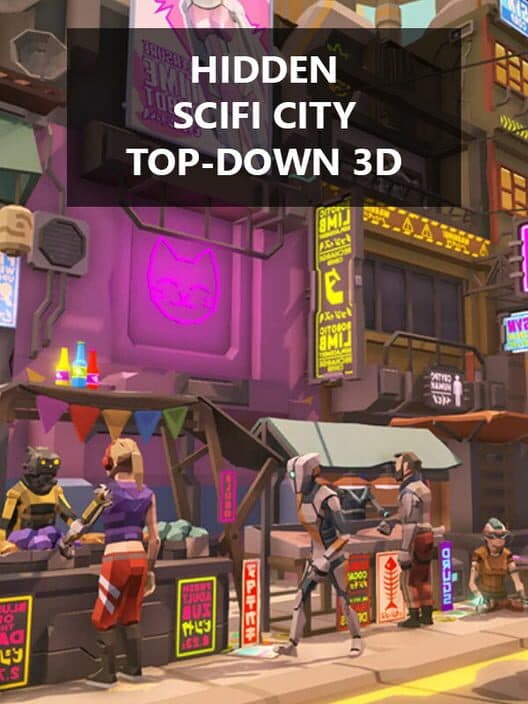 Обложка Hidden SciFi City Top-Down 3D
