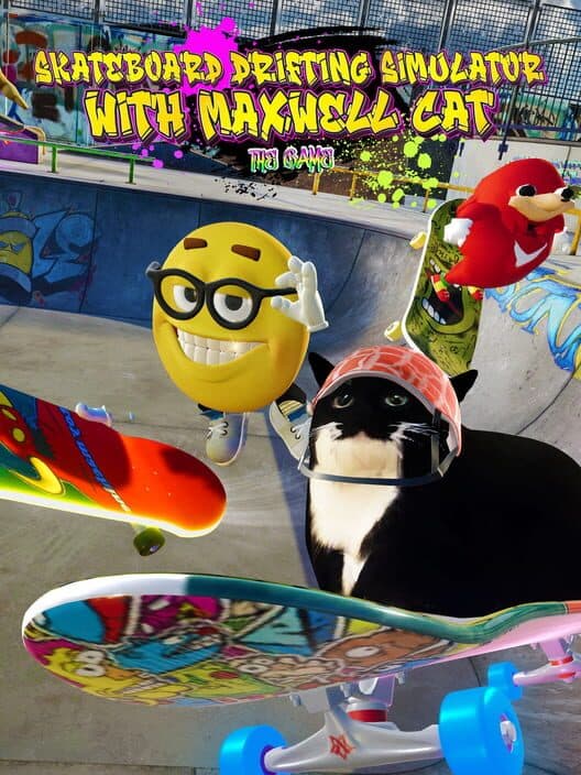 Обложка Skateboard Drifting Simulator with Maxwell Cat: The Game