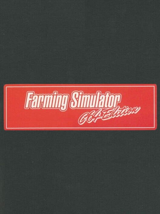 Обложка Farming Simulator C64 Edition