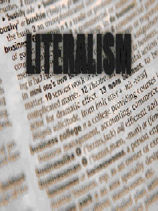 Обложка Literalism