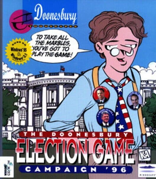 Обложка The Doonesbury Election Game Campaign '96
