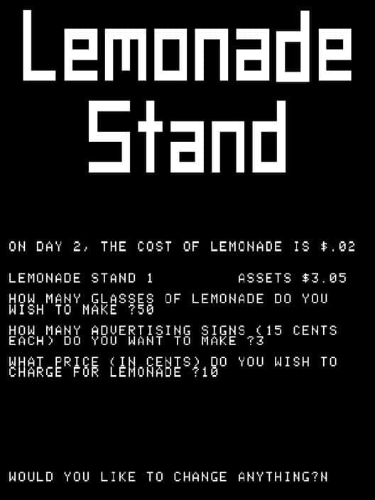 Обложка Lemonade Stand