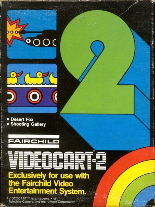 Обложка Videocart-2: Desert Fox & Shooting Gallery
