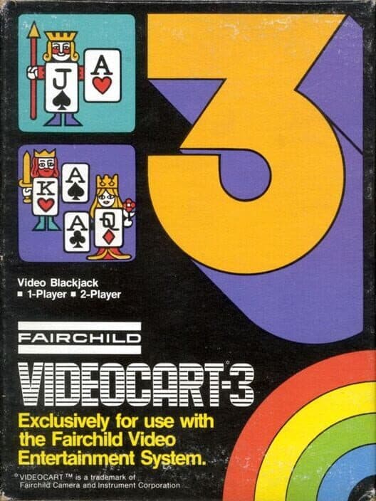 Обложка Videocart-3: Video Blackjack