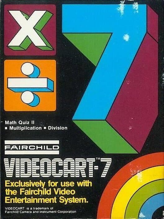 Обложка Videocart-7: Math Quiz II - Multiplication & Division