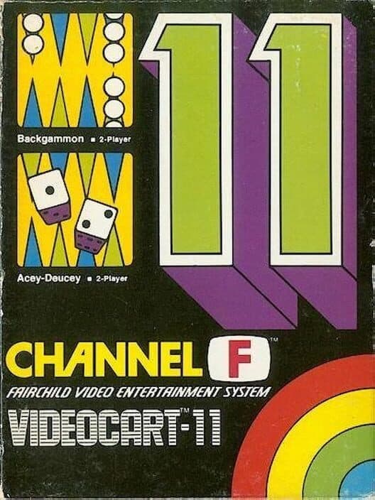 Обложка Videocart-11: Backgammon, Acey-Deucey
