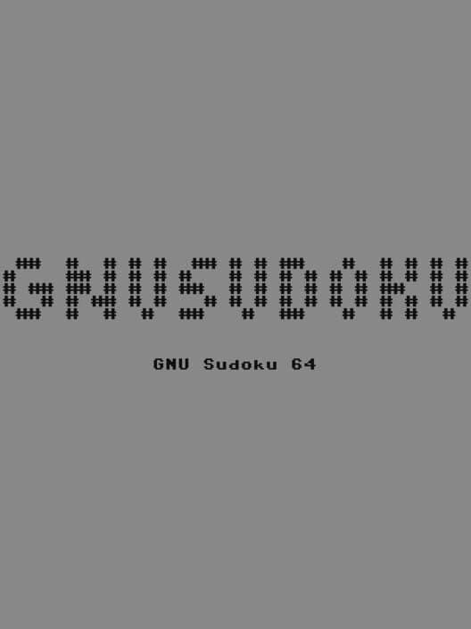 Обложка GNU Sudoku 64