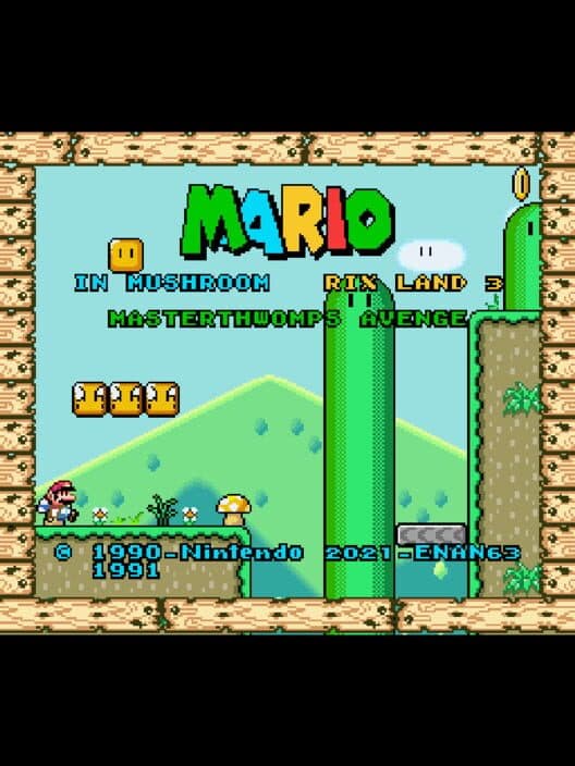 Обложка Mario In Mushroom Rix Land 3: Master Thwomps Avenge