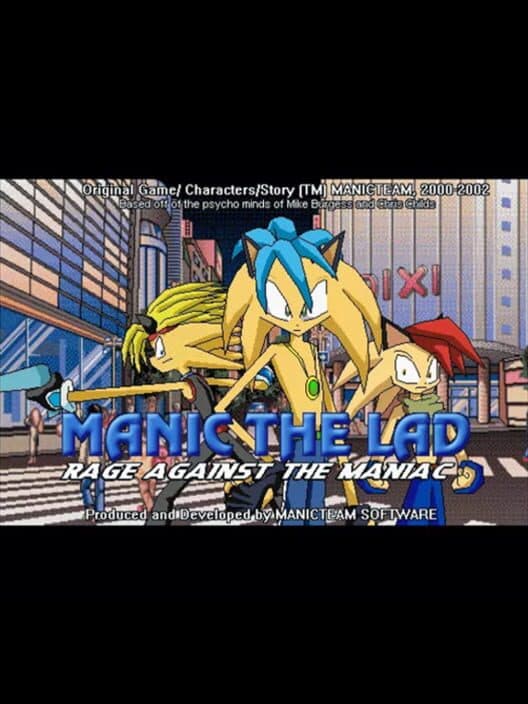 Обложка Manic the Lad: Rage Against the Maniac