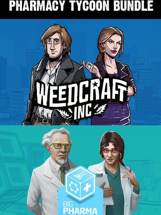 Обложка Weedcraft Inc & Big Pharm Pharmacy Tycoon Bundle