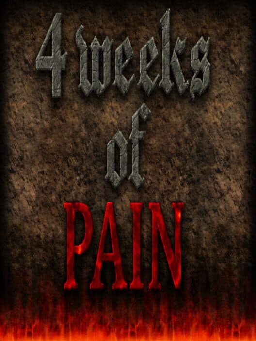 Обложка Four Weeks of Pain