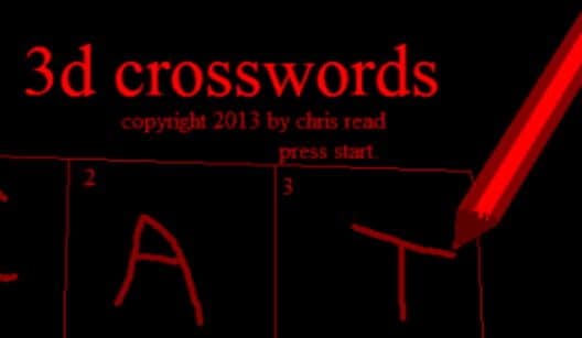 Обложка 3D Crosswords