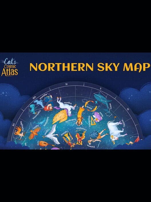 Обложка Cat's Cosmic Atlas: Northern Sky Map