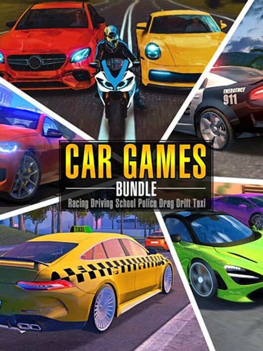 Обложка Car Games Bundle: Racing Driving School Police Drag Drift Taxi