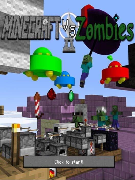 Обложка Minecraft vs. Zombies 2