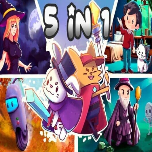 Обложка 5 in 1: Scrap Bolts + Toroom + Last Mage Survivor + Home Sweet Home + Bruxa