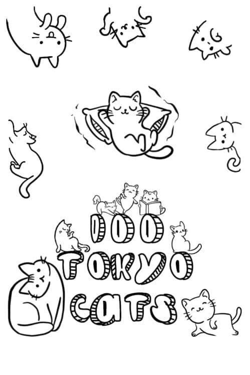 Обложка 100 Tokyo Cats