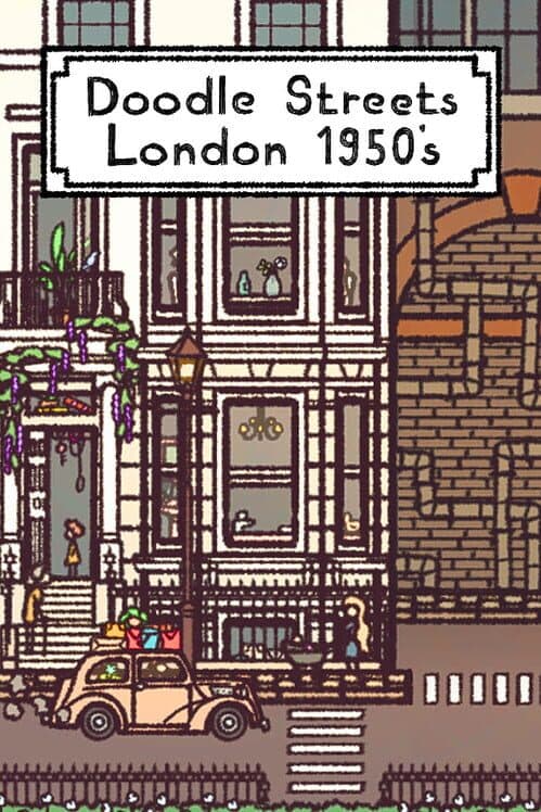 Обложка Doodle Streets: London 1950's