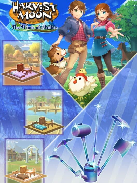 Обложка Harvest Moon: The Winds of Anthos - Tool Upgrade & New Interior Designs Pack