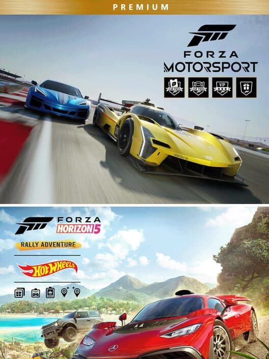 Обложка Forza Motorsport and Forza Horizon 5 Premium Editions Bundle