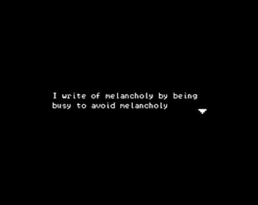Обложка Melancholy