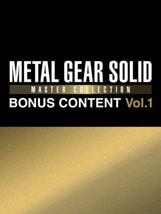Обложка Metal Gear Solid Master Collection: Volume 1 - Bonus Content