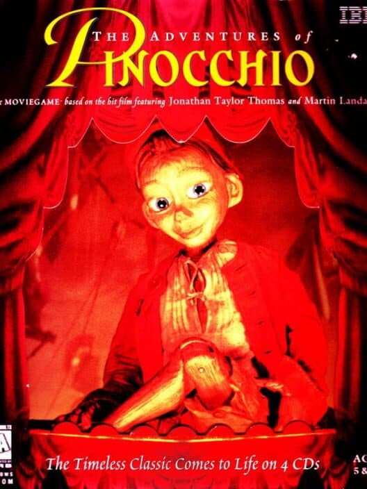 Обложка The Adventures of Pinocchio