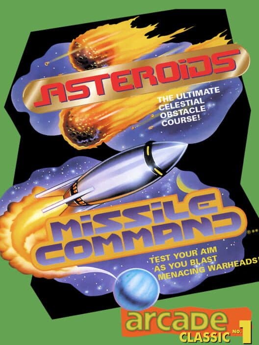 Обложка Arcade Classic No. 1: Asteroids / Missile Command