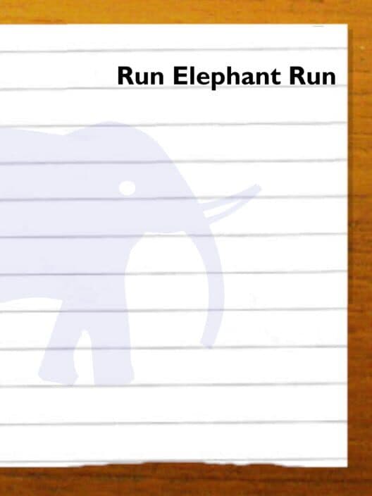 Обложка Run Elephant Run