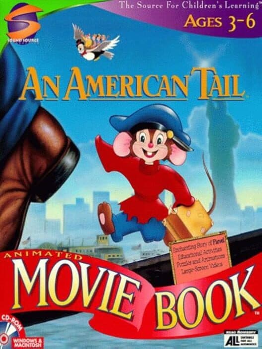 Обложка An American Tail: Animated Movie Book