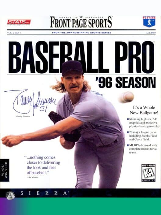 Обложка Front Page Sports: Baseball Pro '96 Season