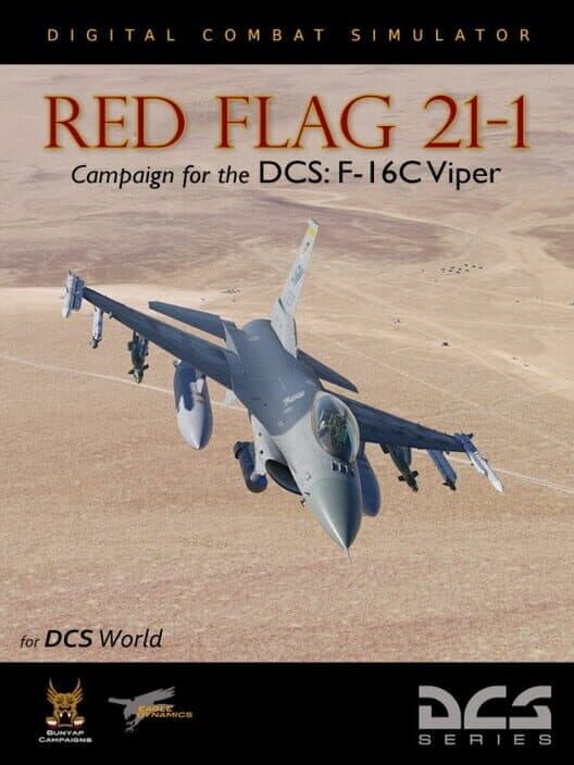 Обложка DCS World: F-16C Viper Red Flag 21-1 Campaign