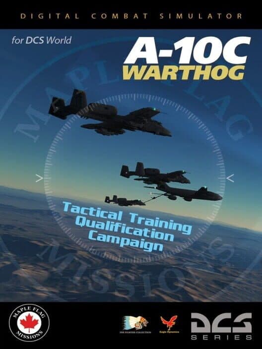 Обложка DCS World: A-10C - Tactical Training Qualification Campaign