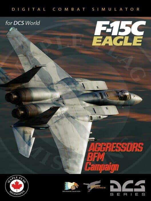 Обложка DCS World: F-15C - Aggressors BFM Campaign