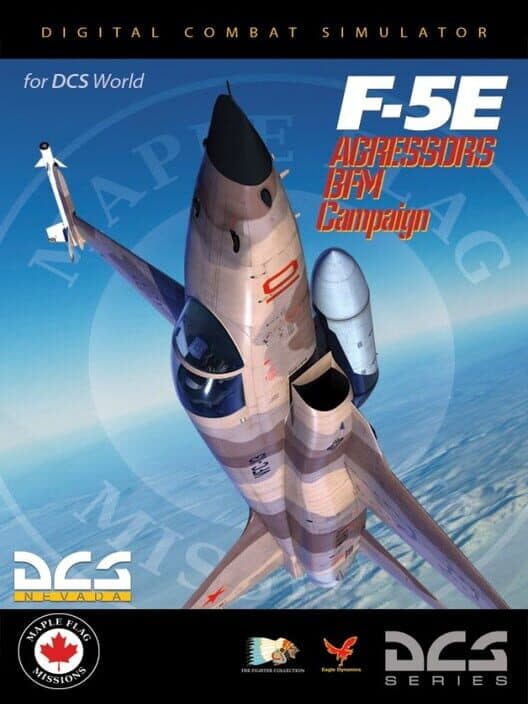 Обложка DCS World: F-5E - Aggressors Basic Fighter Maneuvers Campaign