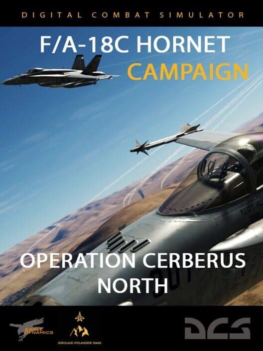 Обложка DCS World: F/A-18C Operation Cerberus North by Ground Pounder Sims