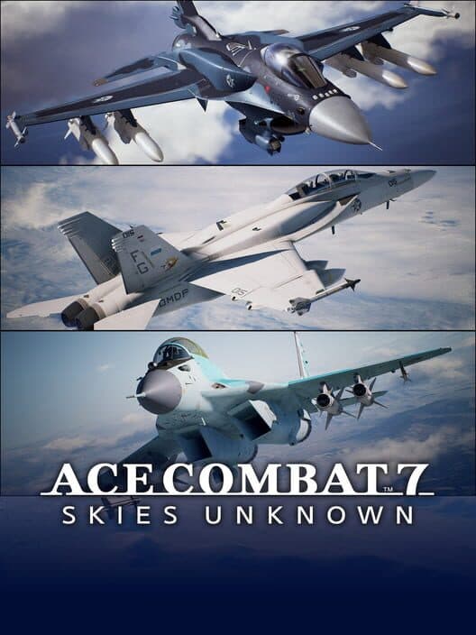 Обложка Ace Combat 7: Skies Unknown - Cutting-Edge Aircraft Series