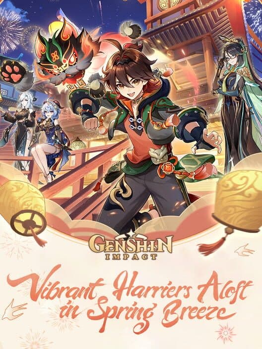 Обложка Genshin Impact: Vibrant Harriers Aloft in Spring Breeze