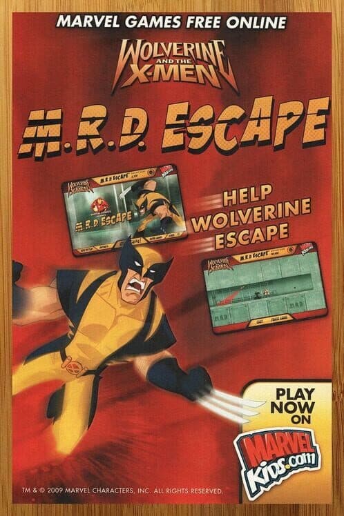 Обложка Wolverine M.R.D. Escape