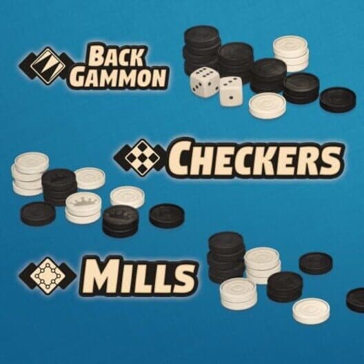 Обложка 3in1 Game Collection: Backgammon + Checkers + Mills