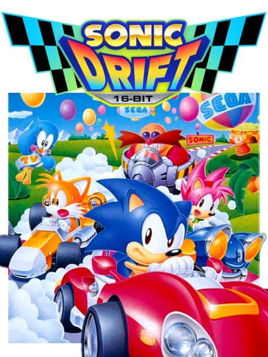 Обложка Sonic Drift 16-Bit