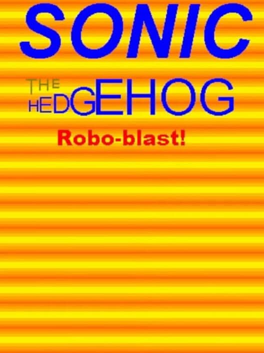 Обложка Sonic Robo Blast