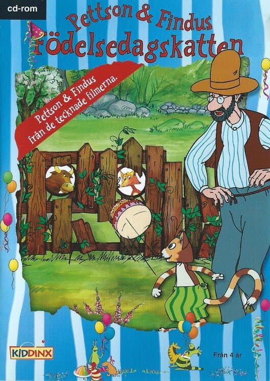 Обложка Pettson & Findus: Födelsedagskatten