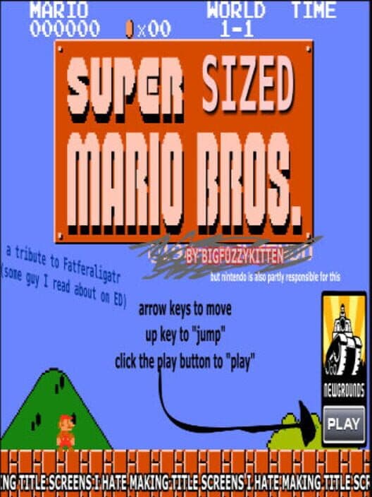 Обложка Super Sized Mario Bros