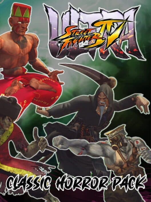 Обложка Ultra Street Fighter IV: Classic Horror Pack