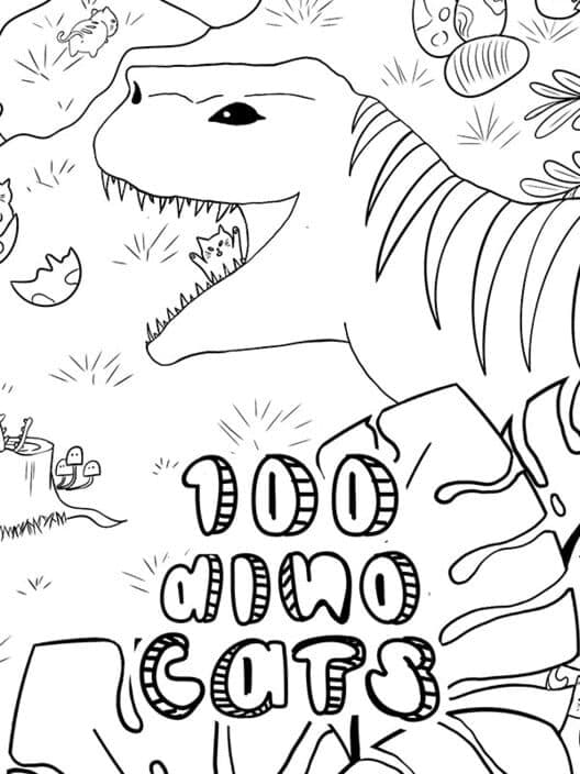 Обложка 100 Dino Cats