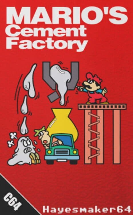 Обложка Mario's Cement Factory C64