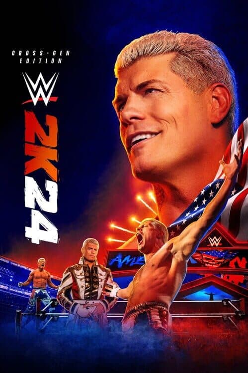 Обложка WWE 2K24: Cross-Gen Edition
