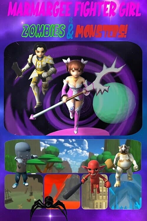 Обложка Marmargee Fighter Girl vs. Zombies & Monsters!