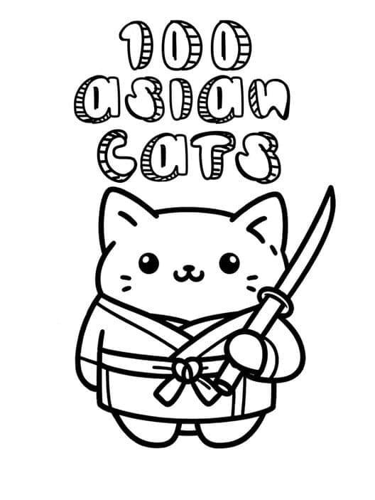 Обложка 100 Asian Cats
